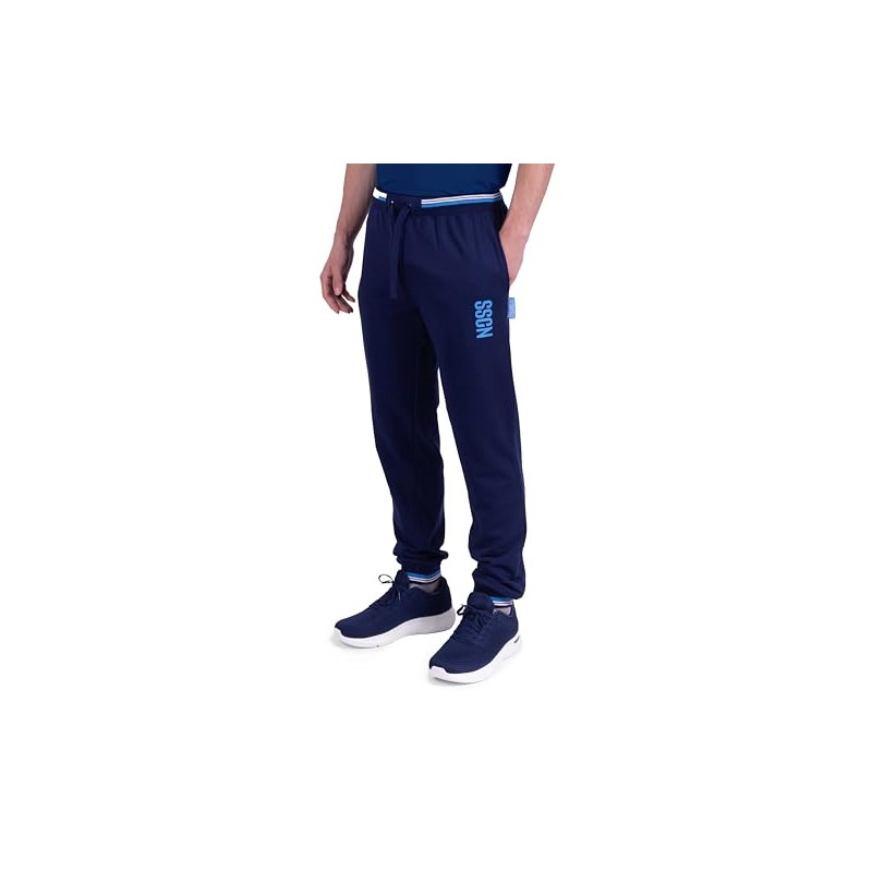hermet Unisex Parte Sotto Napoli Adulto Part Under Homewear, blue,