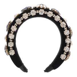 Baluue 1pc Charming Style Headband Rhinestone Embellishments Elegant Hair Accessory for Women and Girls for Daily Wear and Special Occasions