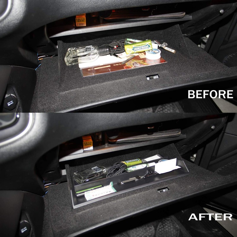 crosselec Glove box Insert ABS Organize storage tray fit for