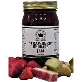 Strawberry Rhubarb Jam, 18 oz