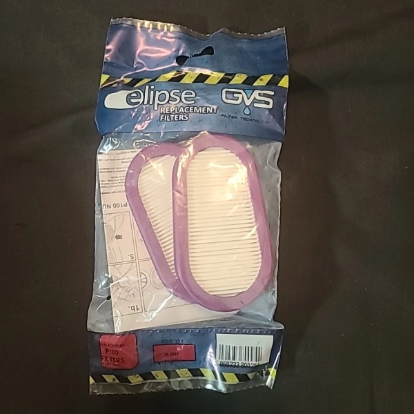 GVS SPR321 Elipse P100 Replacement Filter, Size Small/Medium - 2