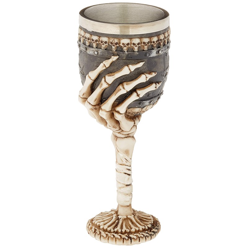 Puckator Skeleton Arm Goblet SK120, Metal, Multi, 7 Count (Pack
