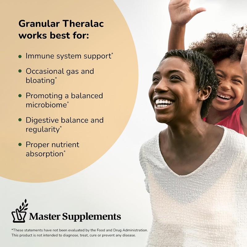Master Supplements Children's Theralac, Multi-Strain Probiotic for Children, 25 Billion