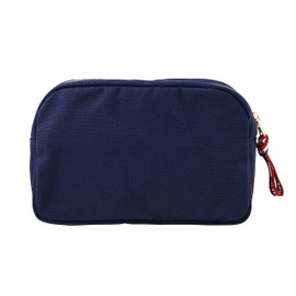 Miki House 10-8275-456 Pouch, Logo, Plain, Small Items, Bag, For Adults, Women, Moms, Boys, Girls, navy