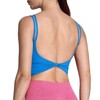 Aoxjox Brasier deportivo de entrenamiento para mujer, con relleno, espalda