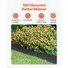 Happybuy Rubber Mulch for Landscaping, 2 Rolls of Recycled Rubber