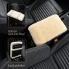 IRIWOOL Sheepskin Armrest Cover Auto Center Armrest Cover Car Soft