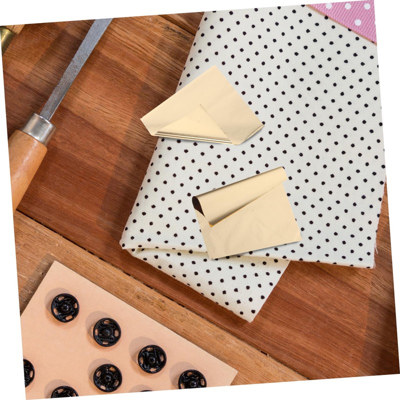 IWOWHERO Decoration 100pcs Gold Foil Sheets Foil Sheets for Crafts