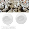 Poultry Feeders Rainproof Reduce Waste Chicken Duck DIY Gravity Feeder