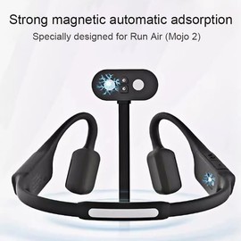 Xininyia 1-Pack 2pin Magnetic Charging Cable for Mojawa Run Air Mojo 2 Bone Conduction Headphones Charger USB Charging Cord(Black)