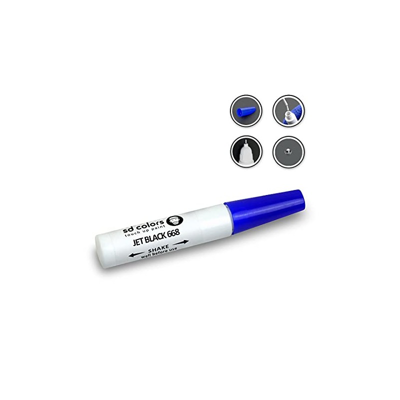 SD COLORS Black II 668 SWARTZ 2 Colour Code 668