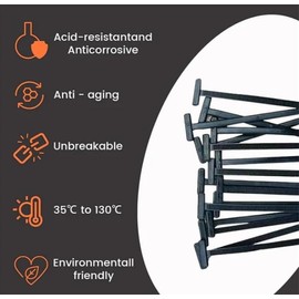 RUOXGZP Nylon Universal Cable Tie Buckle, Heavy Duty Self-Locking Nylon Zip Ties Holder, Automobile Parts Fixing Zip Ties, High Heat | Durable | Replaces Screws, Fast Repair and Fix Tool (100)