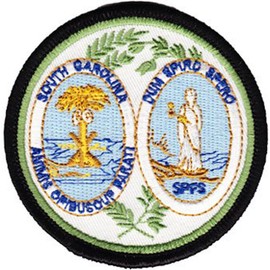 South Carolina - 3 in Round State Seal Patch