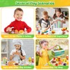 78Pc Pretend Play Food for Kids Kitchen, Cutting Toy Food