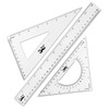 Mr. Pen Triangle Ruler, Protractor, Math Set - 3 Pack,