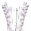 Dakoufish 8 Inch Long Clear Reusable Tritan Replacement Drinking Straws