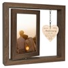 EYITUPC Happy Anniversary Photo Frame Gifts for Her, Rustic Wood