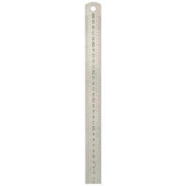Helios-Preisser Steel Ruler, Flexible, EC Approval: Accuracy II, 300 x 30 x 1.0 mm, 0460207