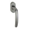 HOPPE Duraplus Atlanta Window Handle in Aluminium Steel (Secustik®)