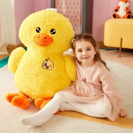 Ikasa Large Duck Stuffed Animals Giant Soft Plush Toy,19" Cute Huge Jumbo Fluffy Pl...