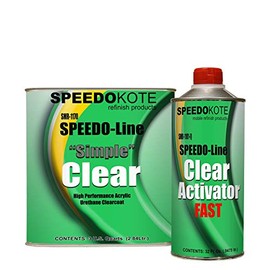 Speedokote Automotive Acrylic Urethane Clear Coat, 3:1 mix Clearcoat gallon Kit w/Fast Act., SMR-1170/1101 For California, Delaware, or Maryland, order SS-132