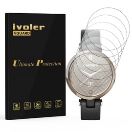 ivoler Pack of 6 Screen Protectors for Garmin Lily 2 / Garmin Lily, 3D Full Coverage [Wet Applied] [Anti-Scratch] [Bubble-Free] HD TPU Soft Film