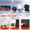 Heated Gloves for Men Women - Rechargeable Electric Heated Gloves,