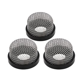 Powswopx Stainless Steel Mesh Strainer 3/4"- 14 Aerator Screen Strainer Stainless Mesh Replace fpr Livewell Pump, MA-023 Screw on Strainer Industrial Plumbing Inline Strainers