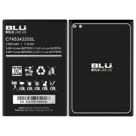 BLU NEW Genuine Battery For BLU C745343205L 2050mAh 3.8V Batterie Bateria