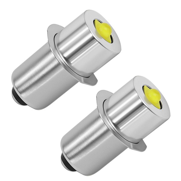 JAMHEXOU 2PACK LED Bulb Flashlight Replacement for Maglite LED Conversion