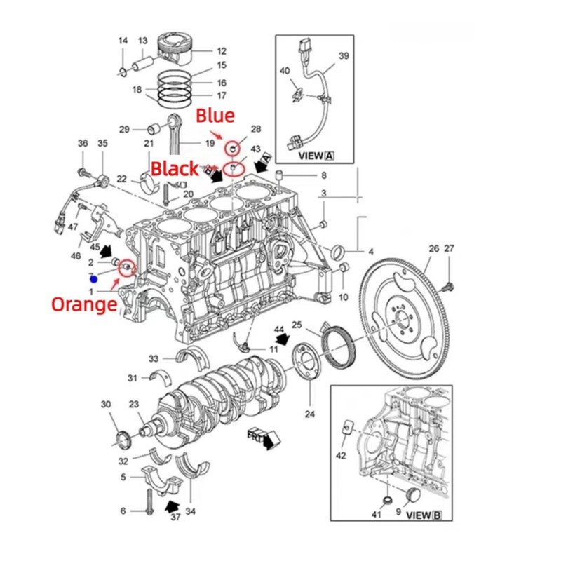 Viclaakesi 55556227 90530050 55563957 Restrictor Valve Check Oil Flow for