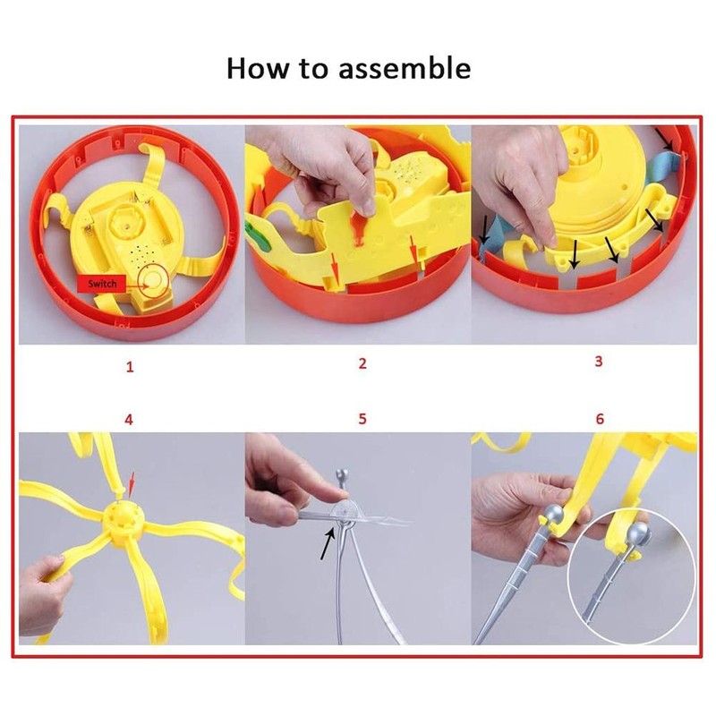 Musical Party Game Toy Rotating Crown Hat Electronic Rotating Crown