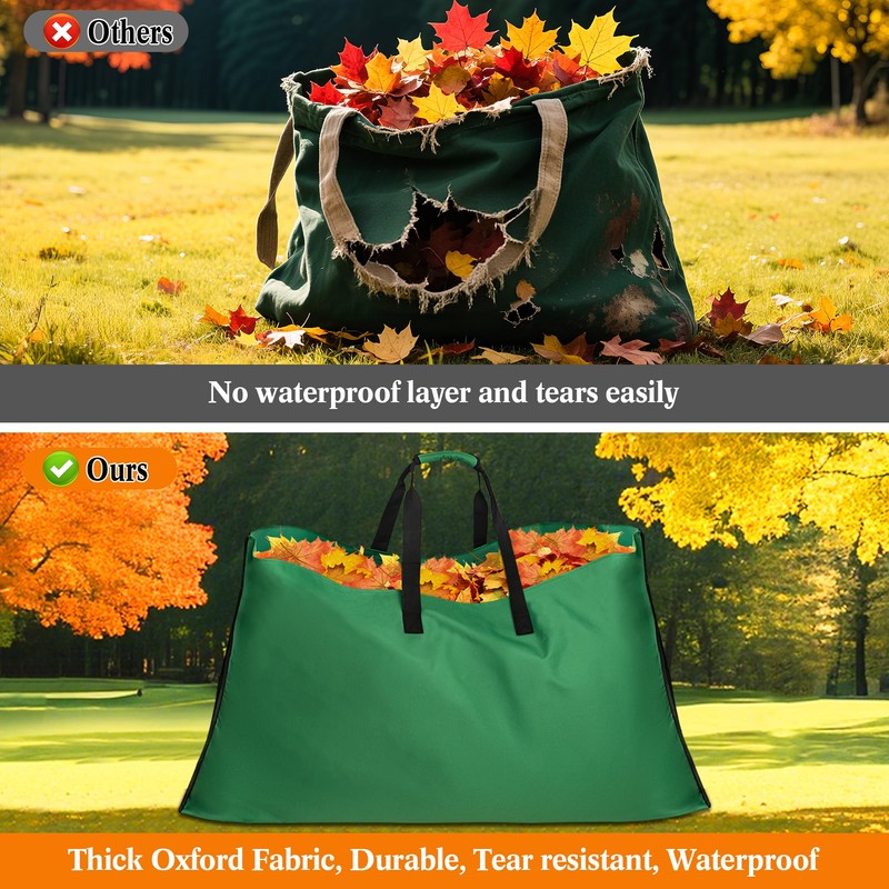 LUCKIPLUS Leaf Bag for Collecting Leaves, 600D Oxford Cloth Collapsible