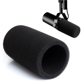 SM7dB Microphone Pop Filter - Foam Wind Protection Sound Insulation Pop Protection Compatible with Shure SM7dB Dynamic Voice and Vocal Microphone Professional Microphone Cover YOUSHARES