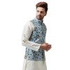 SOJANYA (Since 1958), chaqueta Nehru con estampado de mezcla de