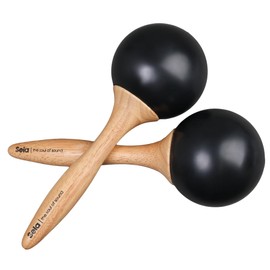 Sela Maracas - High Quality Percussion Instruments with Ergonomic Wooden Handle and Powerful Sound