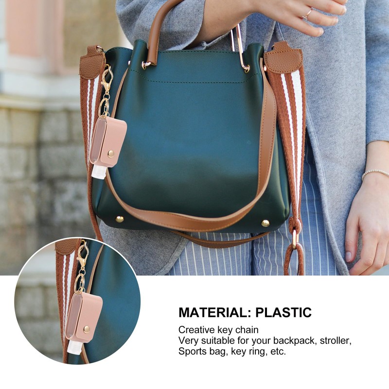 OHPHCALL Clear Bottle 2pcs Hand Case Ornament Travel Hand Cream