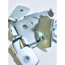 HARDWARE FOR YOU LTD PACK OF 10 SHELF SUPPORT BRIGHT STEEL 28 X 16 X 6 FOR RAISED BOOK CASE SHELF SUPPORT STRIP