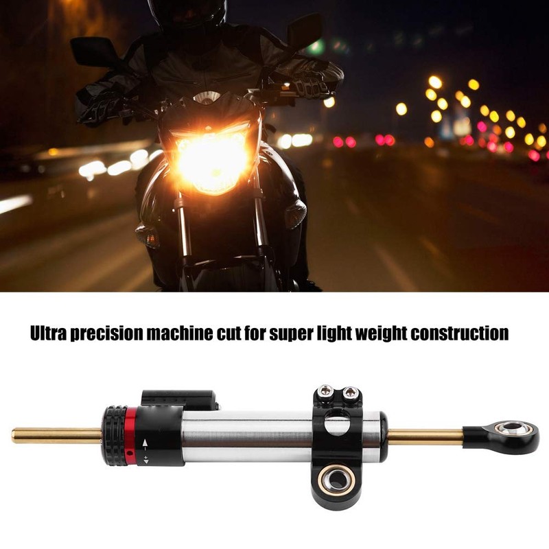 Acouto Amortiguador de dirección ajustable para motocicleta MT10 MT 07