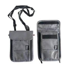 Augbunny Travel Supply Neck Wallet Passport Holder RFID Blocking Passport Wallet Travel Organiser 2-Pack