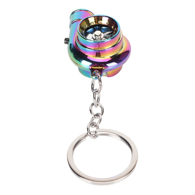 LED Turbo Keychain with Sound and Light Battery Powered Metal