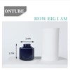 ONTUBE Ceramic Sugar Bowl with Lid and Spoon,Porcelain Seasoning Box
