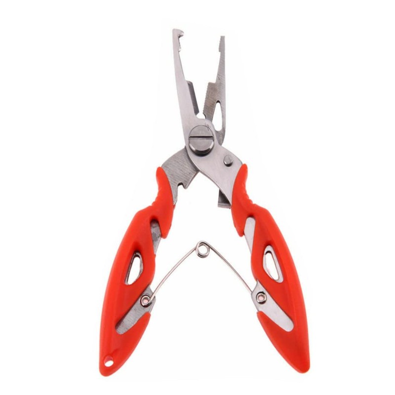 XSAJU Fishing Pliers Stainless Steel Multi-functional Split Ring Removal Needle