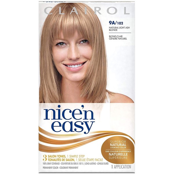 Clairol Nice 'n Easy Permanent Hair Color, [9A] Light Ash Blonde 1 ea (Pack of 2)