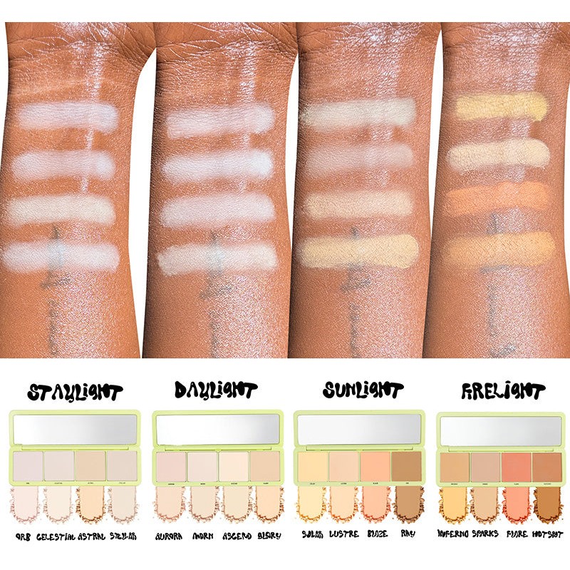 MADE BY MITCHELL EYELIGHTS BRIGHTENING POWDER PALETTE - SUNLIGHT, MADE