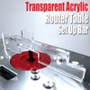 10PCS Router Table Set Up Bars Transparent Acrylic High Accuracy