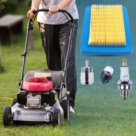 Air Filter for Echo PB-770 PB-770H PB-770T Blower, AUMEL Air Filter + Spark Plug + Fuel Filter + Primer Pump PB770 Leaf Blower Replacement Accessory Spare Parts Kit 4 in 1