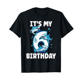 Shark 6th Birthday T-Shirt