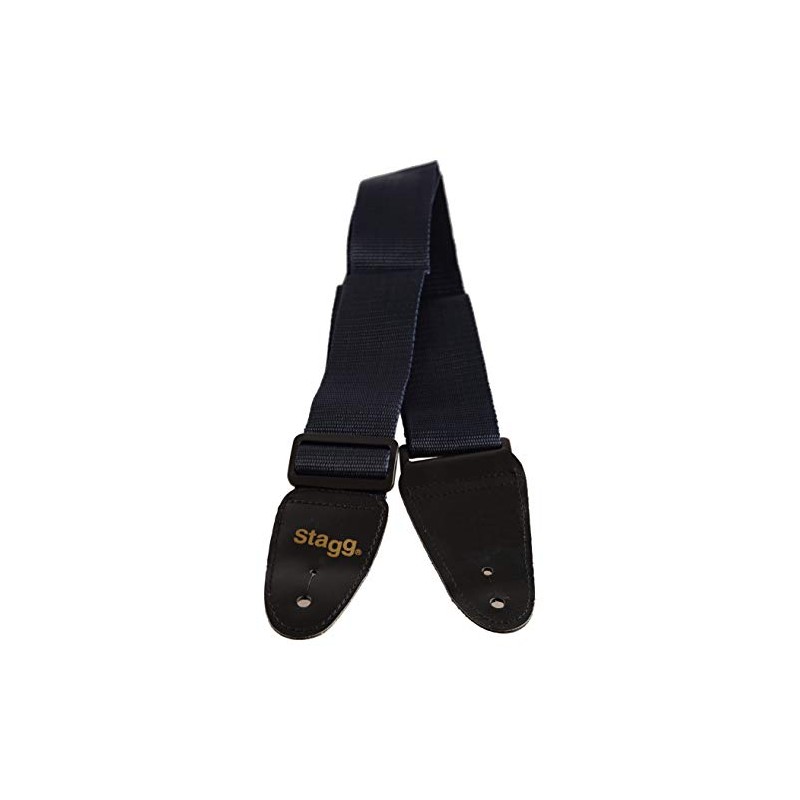 Stagg 11527 2-Inch Nylon Guitar Strap - Blue