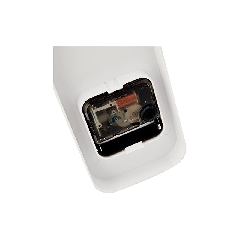 Seiko Quartz Wall Clock with Arabic Numerals - Silver, 30